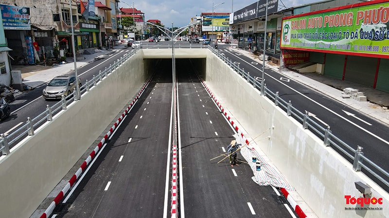 Công trình nút giao thông khác cốt đường Thống Nhất và đường Việt Bắc